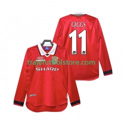 Camiseta 1ª Manchester United Giggs 11 2000 Retro Hombre 1999 ML