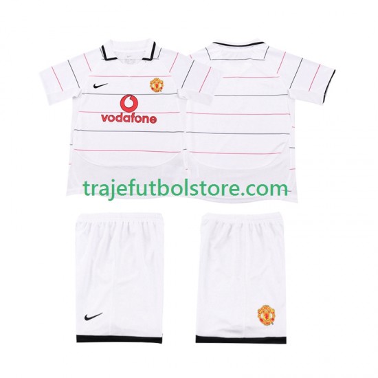 Camiseta 3ª Manchester United 2003 Retro Niño 2006 Manga Corta