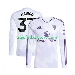 Camiseta 2ª Manchester United Kobbie Mainoo 37 Hombre 2025-2026 ML