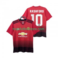 Camiseta 1ª Manchester United RASHFORD 10 2018 2019 Retro Hombre Manga Corta