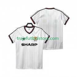 Camiseta 2ª Manchester United 1983 1984 Retro Hombre Manga Corta