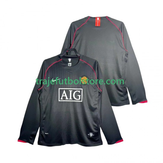 Camiseta 2ª Manchester United 2007 Retro Hombre 2008 ML