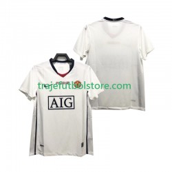 Camiseta 2ª Manchester United Champions League 2009 Retro Hombre 2008 Manga Corta