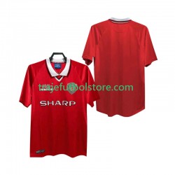 Camiseta 1ª Manchester United 2000 Retro Hombre 1999 Manga Corta