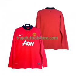 Camiseta 1ª Manchester United 2013 2014 Retro Hombre ML