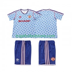 Camiseta 2ª Manchester United 1990 1992 Retro Niño Manga Corta