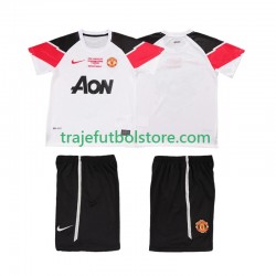 Camiseta 3ª Manchester United Champions League 2012 Retro Niño 2011 Manga Corta