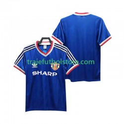 Camiseta 3ª Manchester United 1986 1988 Retro Hombre Manga Corta