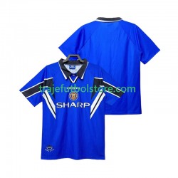 Camiseta 3ª Manchester United 1996 Retro Hombre 1998 Manga Corta