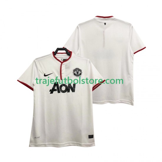 Camiseta 3ª Manchester United 2013 2014 Retro Hombre Manga Corta
