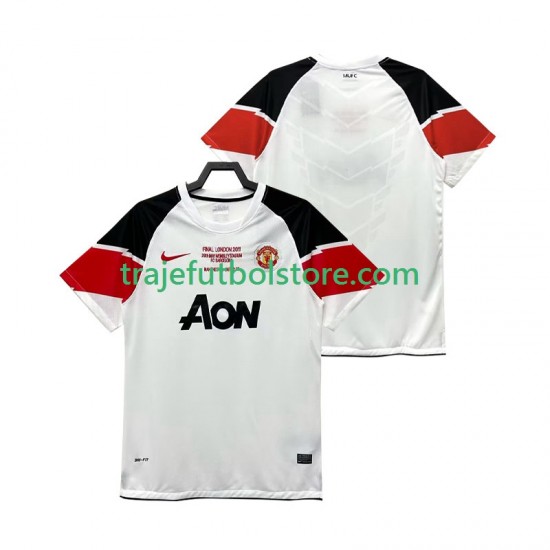 Camiseta 3ª Manchester United Champions League 2012 Retro Hombre 2011 Manga Corta