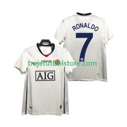 Camiseta 2ª Manchester United Ronaldo 7 Champions League 2009 Retro Hombre 2008 Manga Corta
