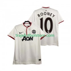 Camiseta 3ª Manchester United Rooney 10 2013 2014 Retro Hombre Manga Corta