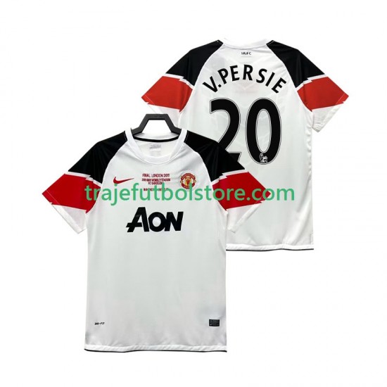 Camiseta 3ª Manchester United V PERSIE 20 Champions League 2012 Retro Hombre 2011 Manga Corta