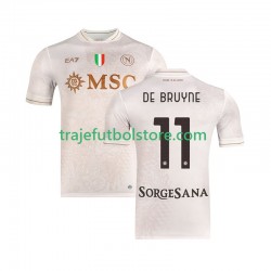 Camiseta 2ª Napoli Kevin De Bruyne 11 Hombre 2025-2026 Manga Corta