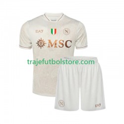 Camiseta 2ª Napoli Niño 2025-2026 Manga Corta