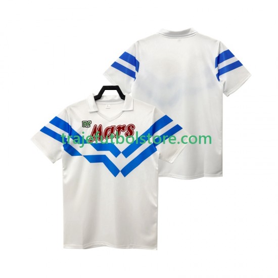 Camiseta 2ª Napoli 1988 1989 Retro Hombre Manga Corta