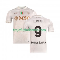 Camiseta 2ª Napoli Romelu Lukaku 9 Hombre 2025-2026 Manga Corta