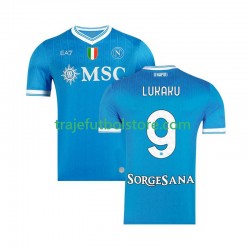 Camiseta 1ª Napoli Romelu Lukaku 9 Hombre 2025-2026 Manga Corta