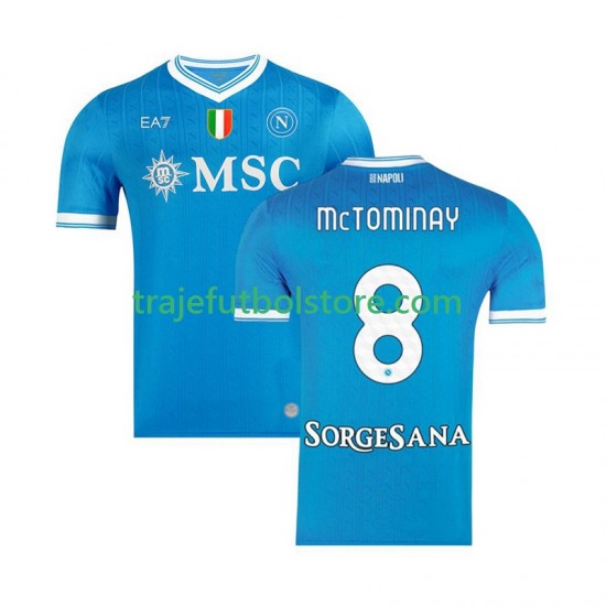 Camiseta 1ª Napoli Scott McTominay 8 Hombre 2025-2026 Manga Corta