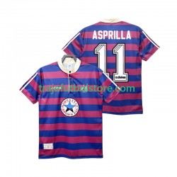 Camiseta 2ª Newcastle United ASPRILLA 11 1995 1997 Retro Hombre Manga Corta