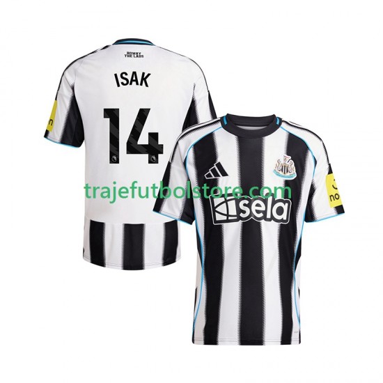 Camiseta 1ª Newcastle United Alexander Isak 14 Hombre 2025-2026 Manga Corta
