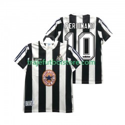 Camiseta 1ª Newcastle United FERDINANE 10 1995 1997 Retro Hombre Manga Corta
