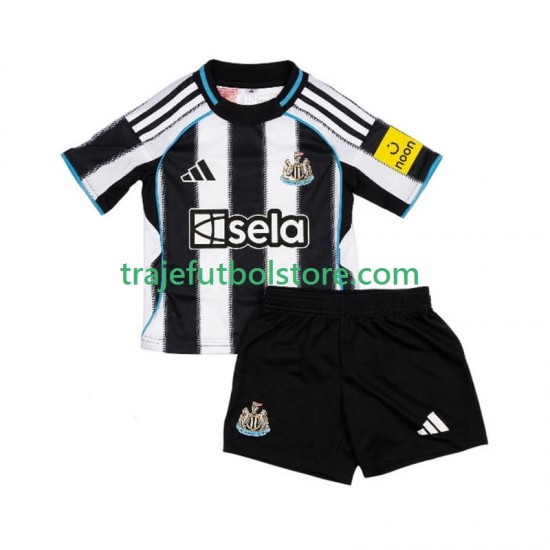 Camiseta 1ª Newcastle United Niño 2025-2026 Manga Corta