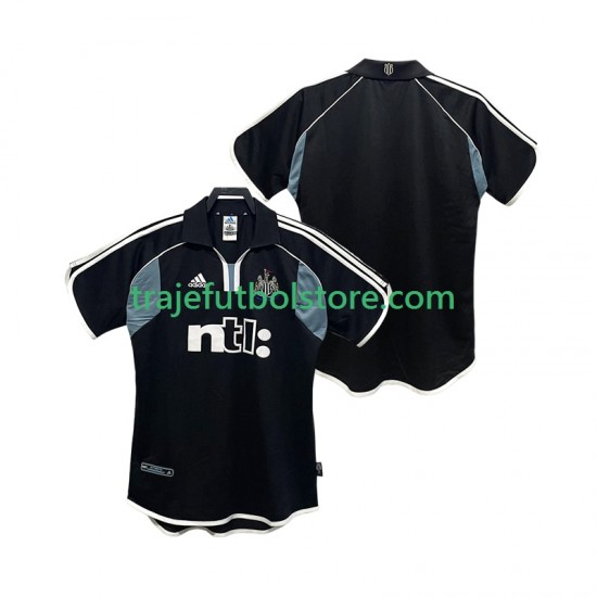 Camiseta 2ª Newcastle United 2000 2001 Retro Hombre Manga Corta
