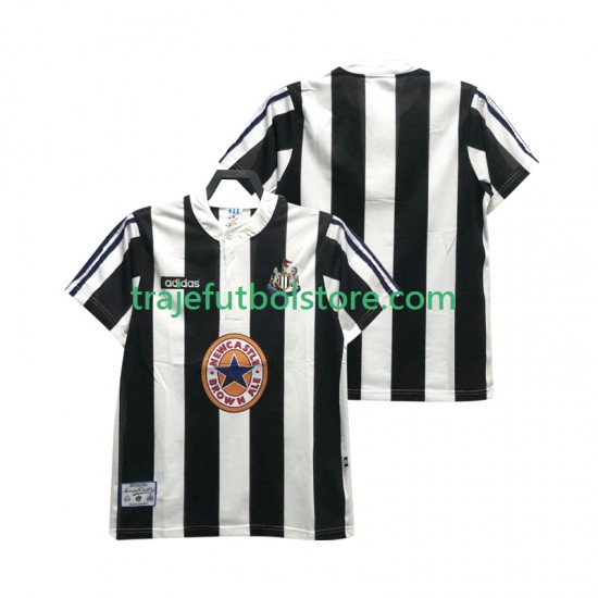 Camiseta 1ª Newcastle United 1995 1997 Retro Hombre Manga Corta