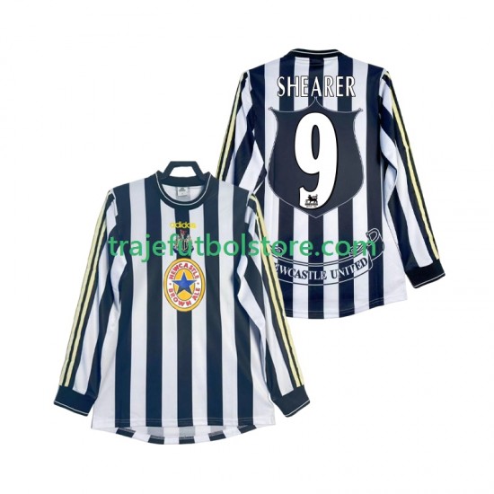 Camiseta 1ª Newcastle United SHEARER 9 1997 Retro Hombre 1999 ML