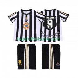 Camiseta 1ª Newcastle United SHEARER 9 1997 Retro Niño 1999 Manga Corta