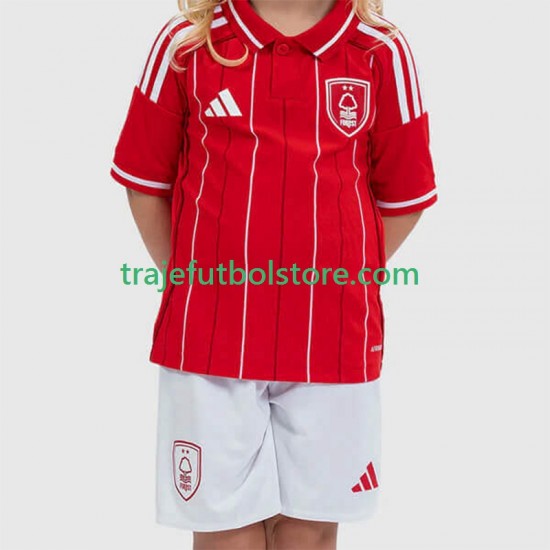 Camiseta 1ª Nottingham Forest Niño 2025-2026 Manga Corta