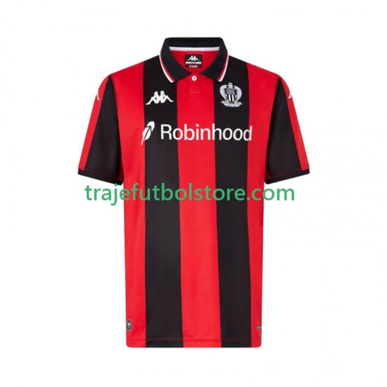 Camiseta 1ª OGC Nice Hombre 2025-2026 Manga Corta