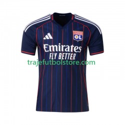 Camiseta 2ª Olympique de Lyon Hombre 2025-2026 Manga Corta