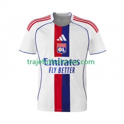 Camiseta 1ª Olympique de Lyon Hombre 2025-2026 Manga Corta
