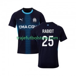 Camiseta 2ª Olympique de Marsella Adrien Rabiot 25 Hombre 2025-2026 Manga Corta