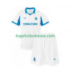 Camiseta 1ª Olympique de Marsella Niño 2025-2026 Manga Corta