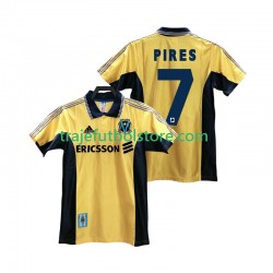 Camiseta 3ª Olympique de Marsella PIRES 7 Retro Hombre 1998 1999 Manga Corta