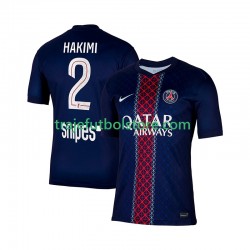 Camiseta 1ª Paris Saint-Germain Hakimi 2 Hombre 2025-2026 Manga Corta