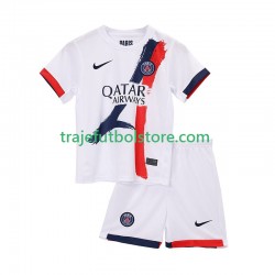 Camiseta 2ª Paris Saint-Germain Niño 2025-2026 Manga Corta