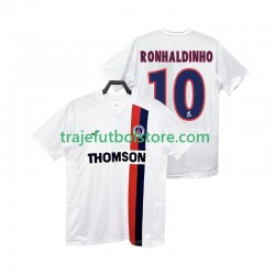 Camiseta 2ª Paris Saint-Germain RONHALDINHO 10 2003 Retro Hombre 2002 Manga Corta