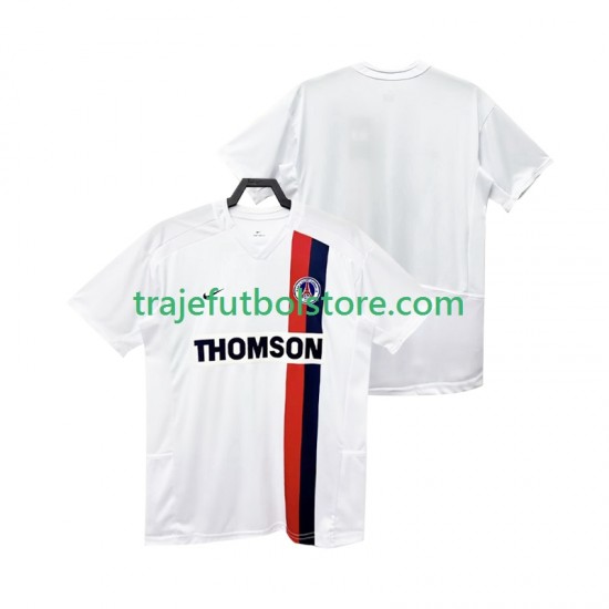 Camiseta 2ª Paris Saint-Germain 2003 Retro Hombre 2002 Manga Corta