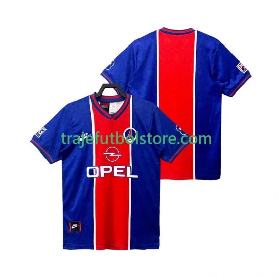 Camiseta 1ª Paris Saint-Germain 1995 1996 Retro Hombre Manga Corta