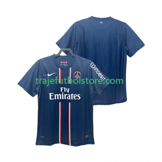 Camiseta 1ª Paris Saint-Germain 2012 2013 Retro Hombre Manga Corta