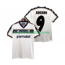 Camiseta 2ª Parma ADRIANO 9 2003 Retro Hombre 2002 Manga Corta