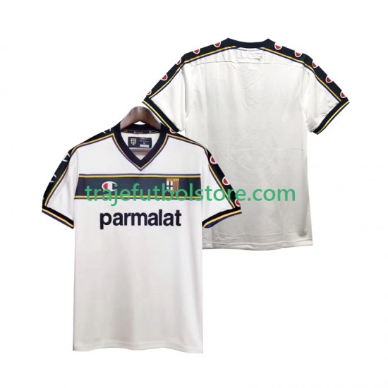Camiseta 2ª Parma 2003 Retro Hombre 2002 Manga Corta