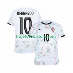 Camiseta 2ª Portugal Bernardo Silva 10 Hombre 2025-2026 Manga Corta