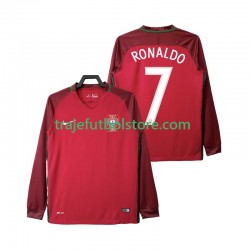 Camiseta 1ª Portugal Cristiano Ronaldo 7 2016 Retro Hombre ML