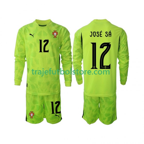 Camiseta 1ª Portugal Jose Sa 12 Portero Niño 2025 ML